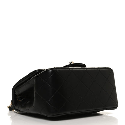 Chanel Lambskin Quilted Mini Square Flap Black 4 of 13