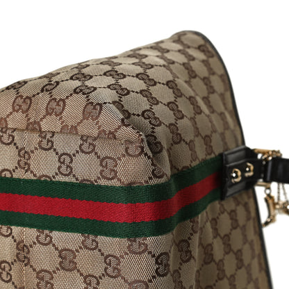 Gucci Monogram Medium Jolicoeur Tote Dark Brown 15 of 20