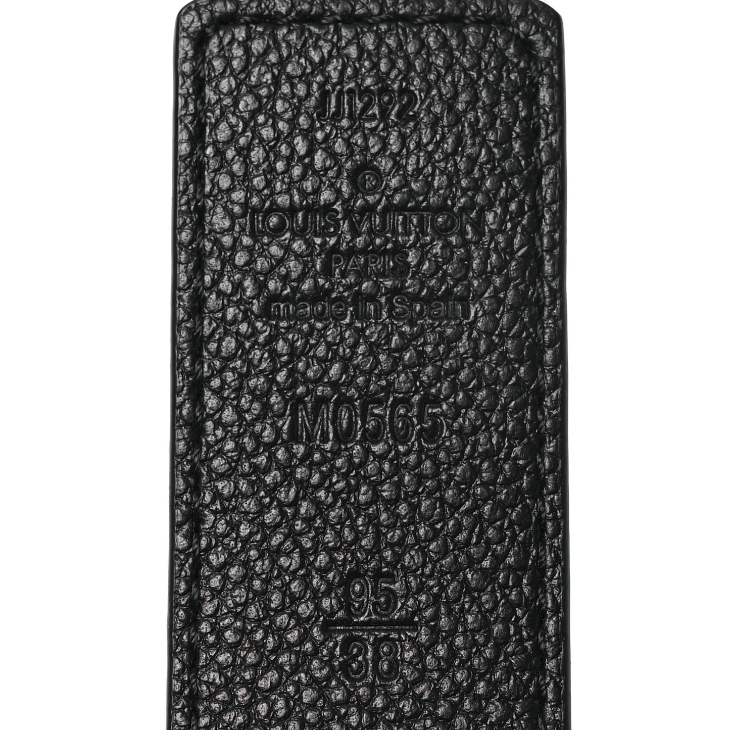 Calfskin Monogram 20mm LV Iconic Reversible Belt 95 38 Black
