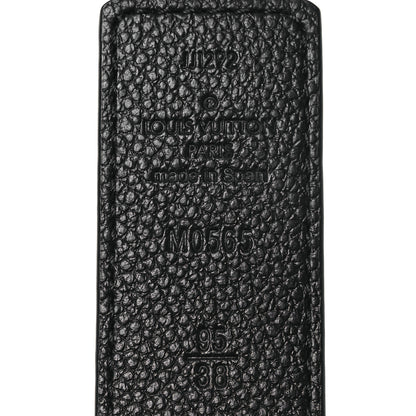 Louis Vuitton Calfskin Monogram 20mm LV Iconic Reversible Belt 95 38 Black 3 of 7