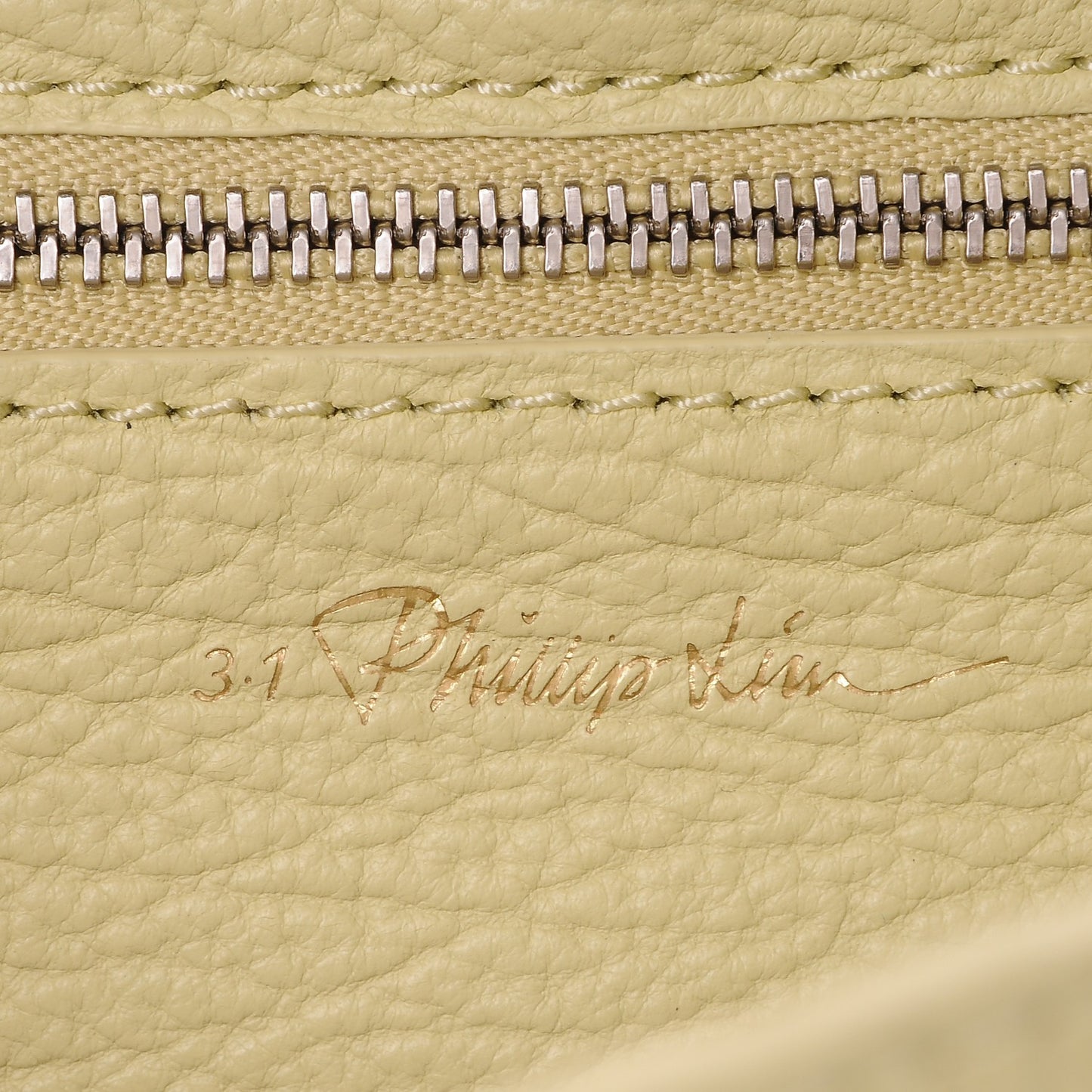 3.1 Textured Calfskin Mini Pashli Satchel Citron