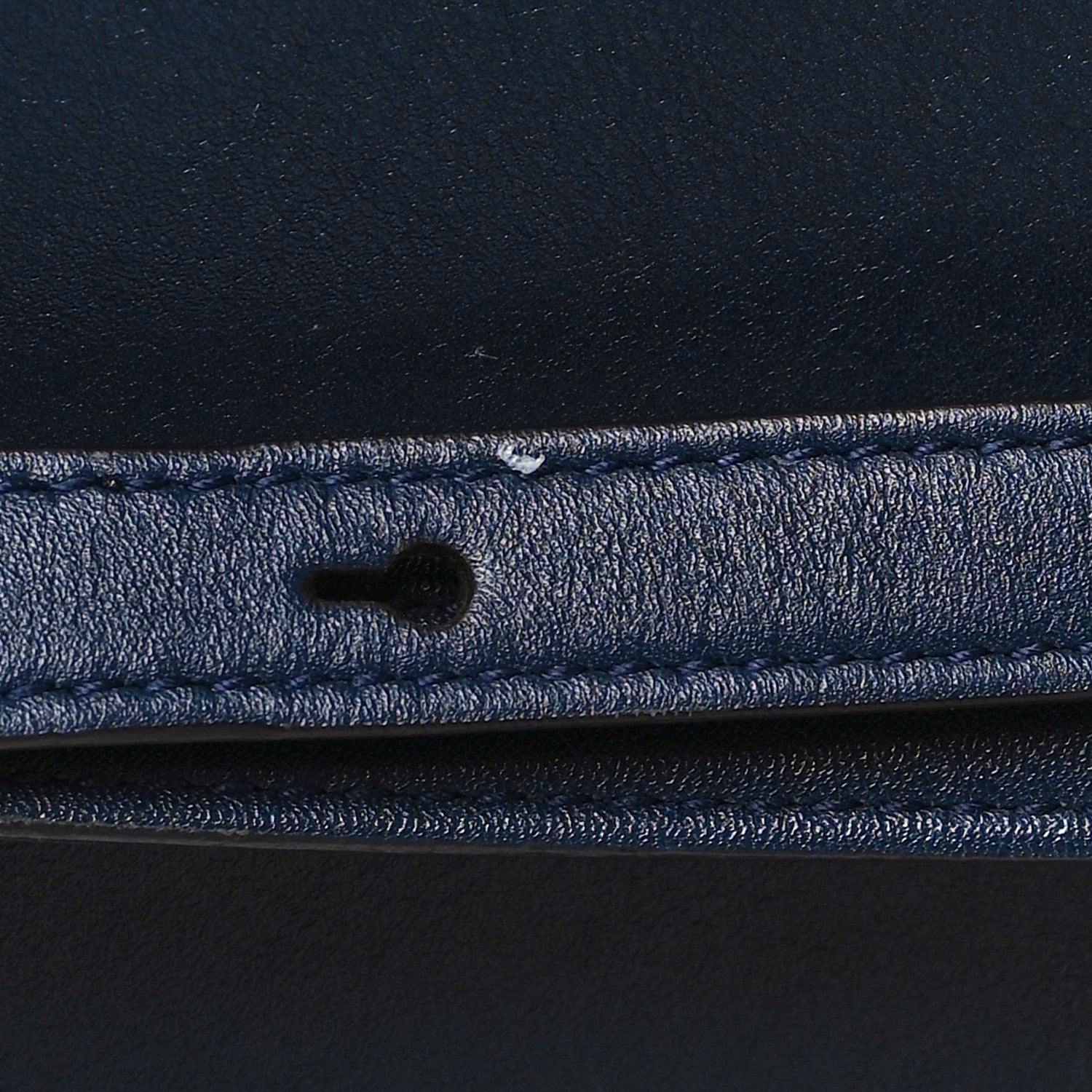 Salvatore Ferragamo Calfskin Medium Studio Bag Navy 10 of 10