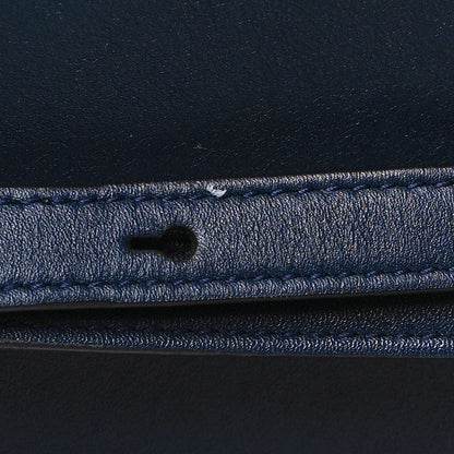 Salvatore Ferragamo Calfskin Medium Studio Bag Navy 10 of 10