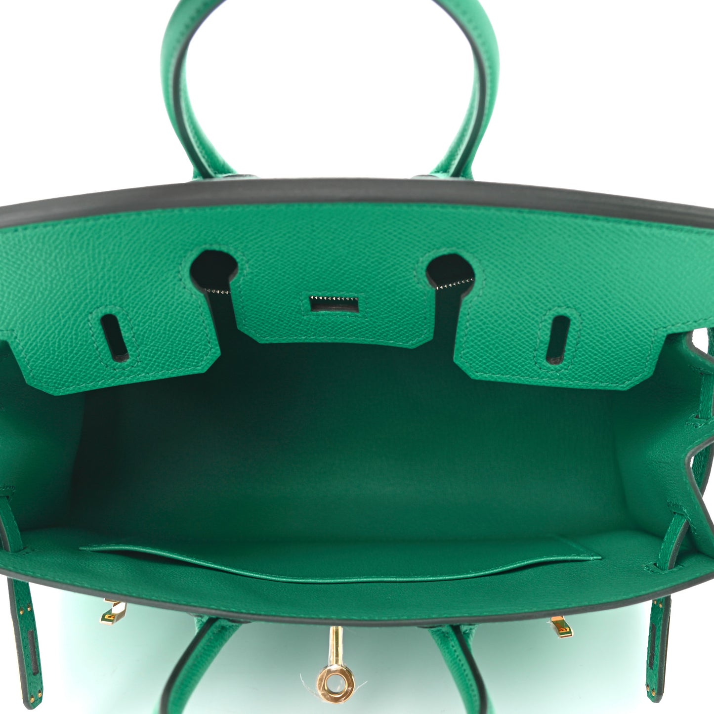 Epsom Birkin Sellier 25 Vert Jade