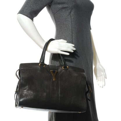 Saint Laurent Leather Medium Cabas Chyc Black 2 of 7