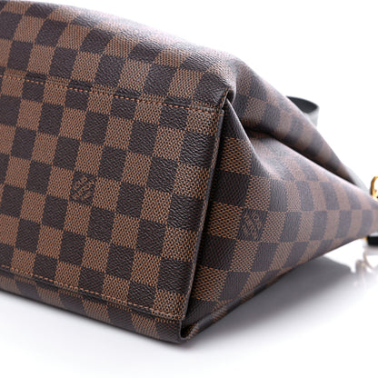 Louis Vuitton Damier Ebene Odeon Tote MM Black 8 of 9