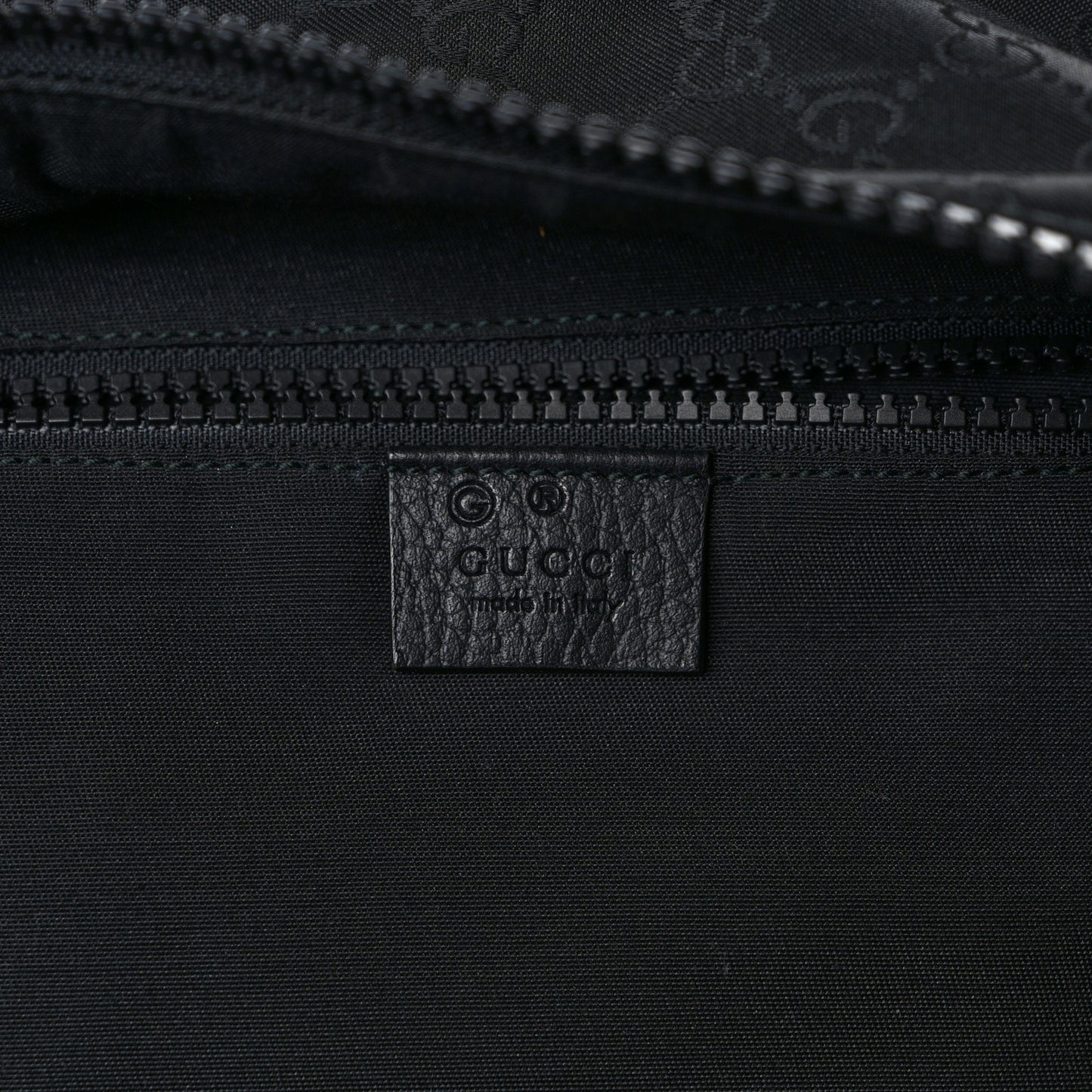Nylon Monogram Slim Backpack Black