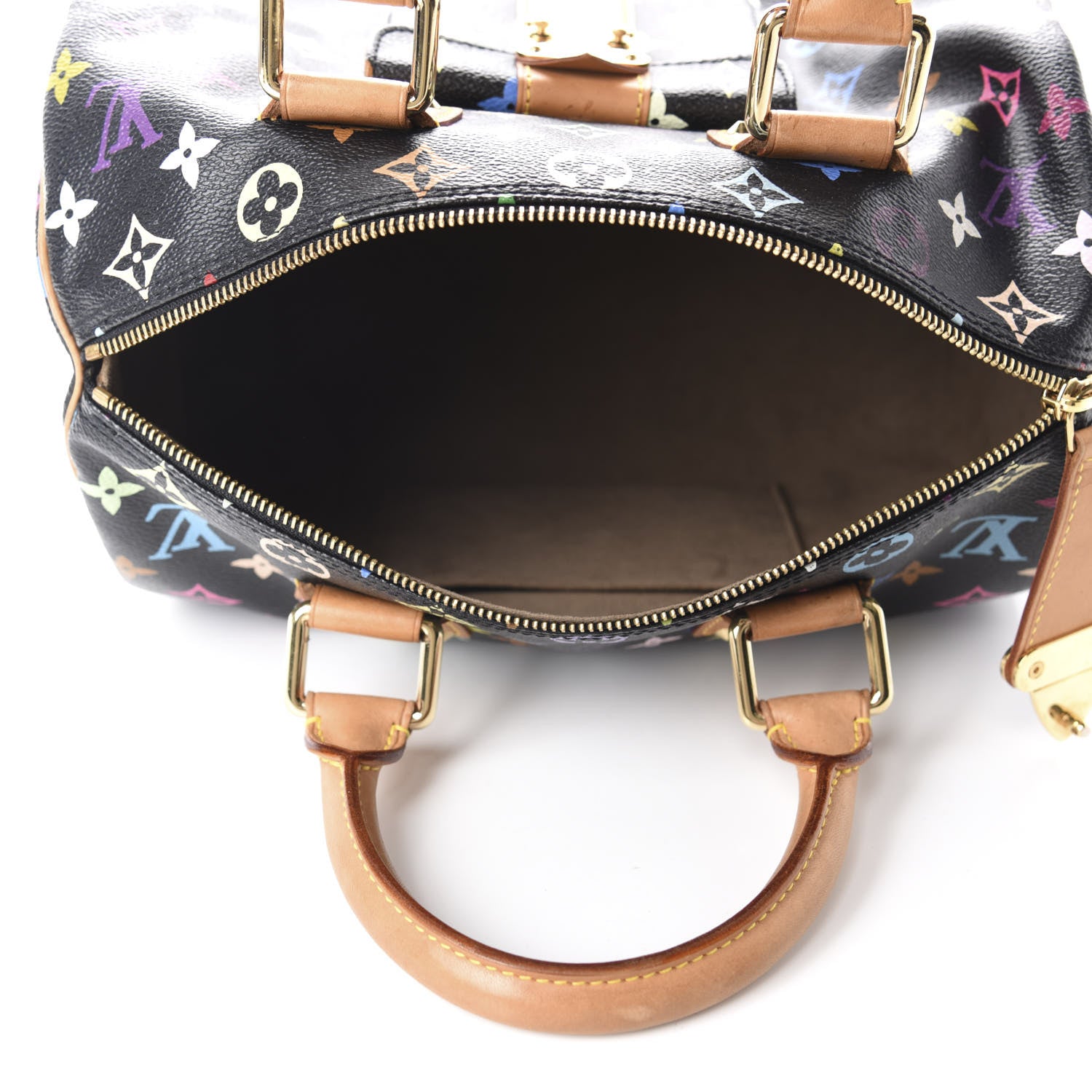 Louis Vuitton Monogram Multicolor Speedy 30 Black 5 of 10