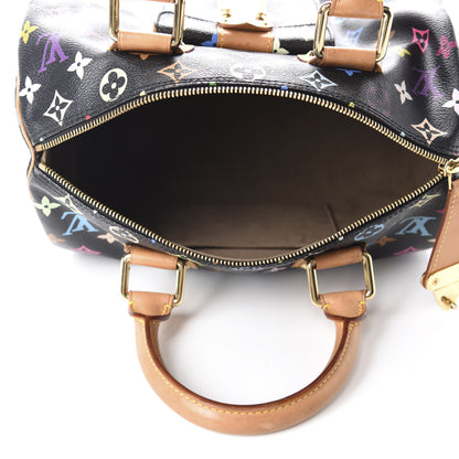 Louis Vuitton Monogram Multicolor Speedy 30 Black 5 of 10