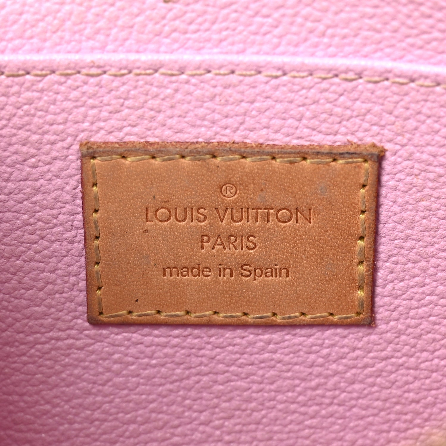 Louis Vuitton Monogram Multicolor Cosmetic Pouch White Litchi 6 of 10