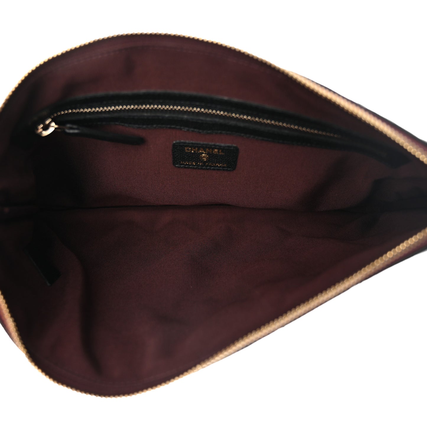 Caviar Quilted Medium Cosmetic Case Black