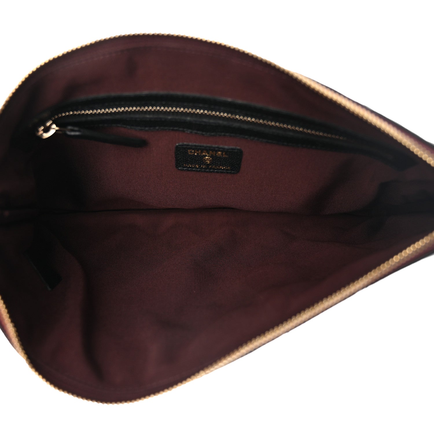 Chanel Caviar Quilted Medium Cosmetic Case Black 5 of 8
