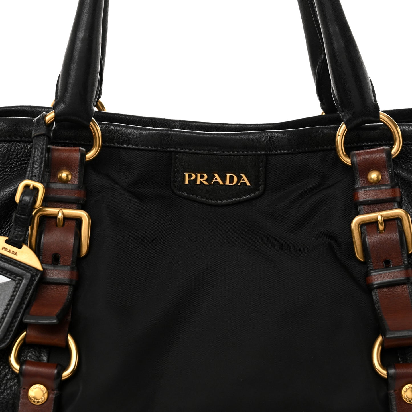 Tessuto Vitello Daino Tote Black Bruciato