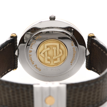 Van Cleef & Arpels Stainless Steel 18K Yellow Gold Lizard 31mm La Collection Quartz Watch 4 of 4