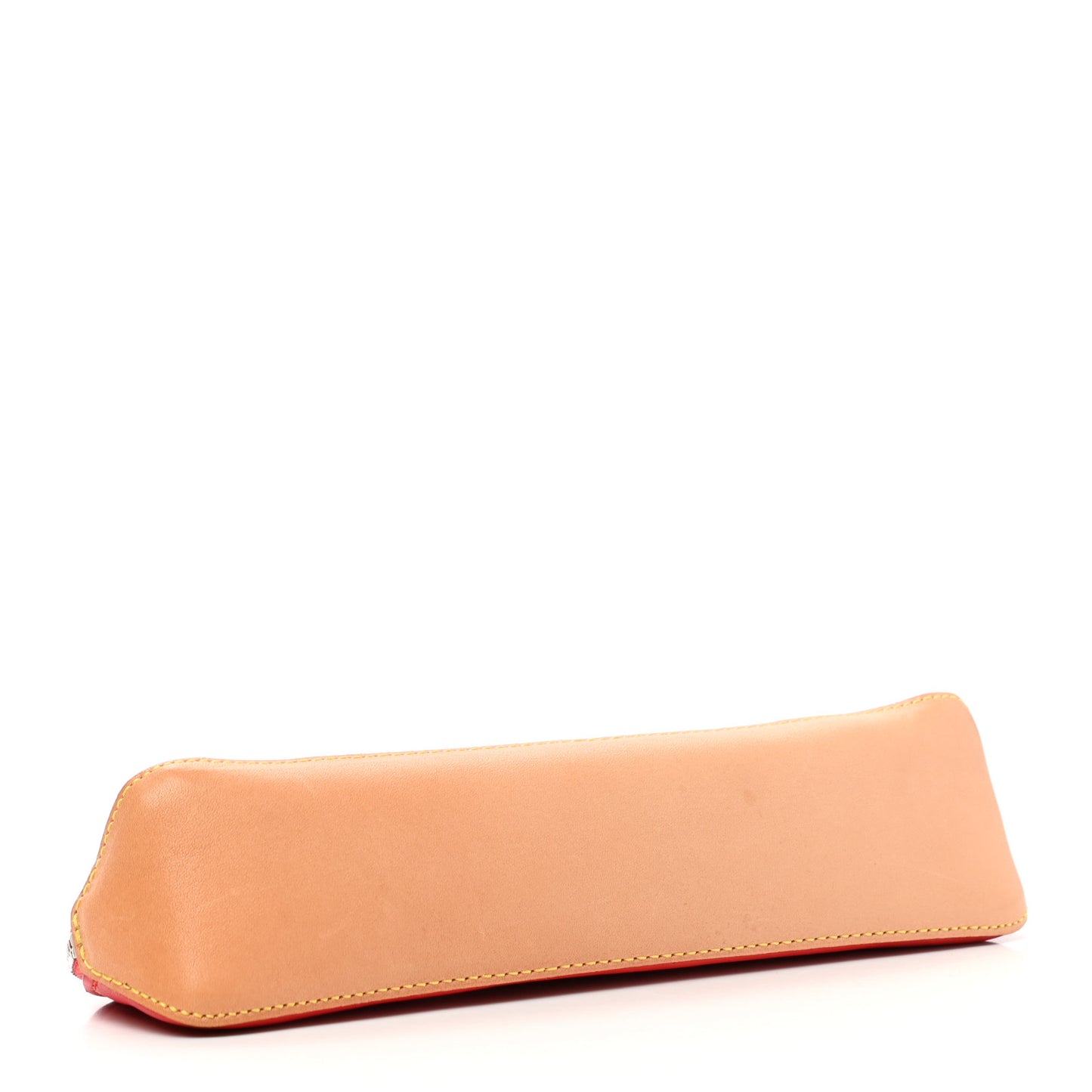 Monogram Elizabeth Pencil Pouch Red