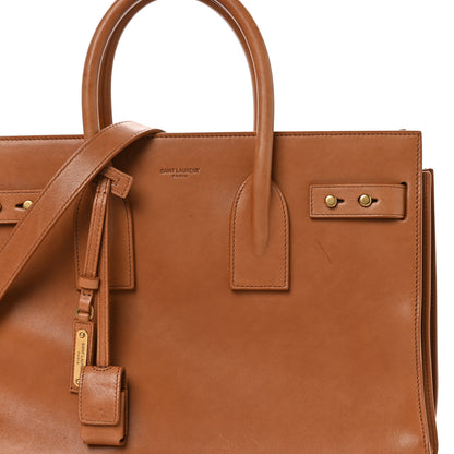 Saint Laurent Smooth Calfskin Small Supple Sac De Jour Tan 9 of 12