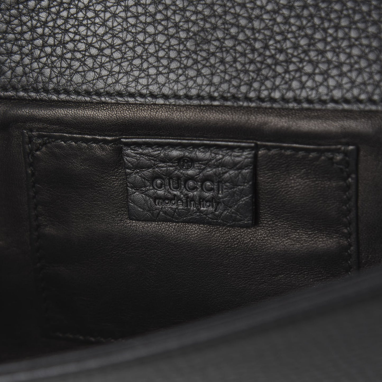 Calfskin Broadway Clutch Black