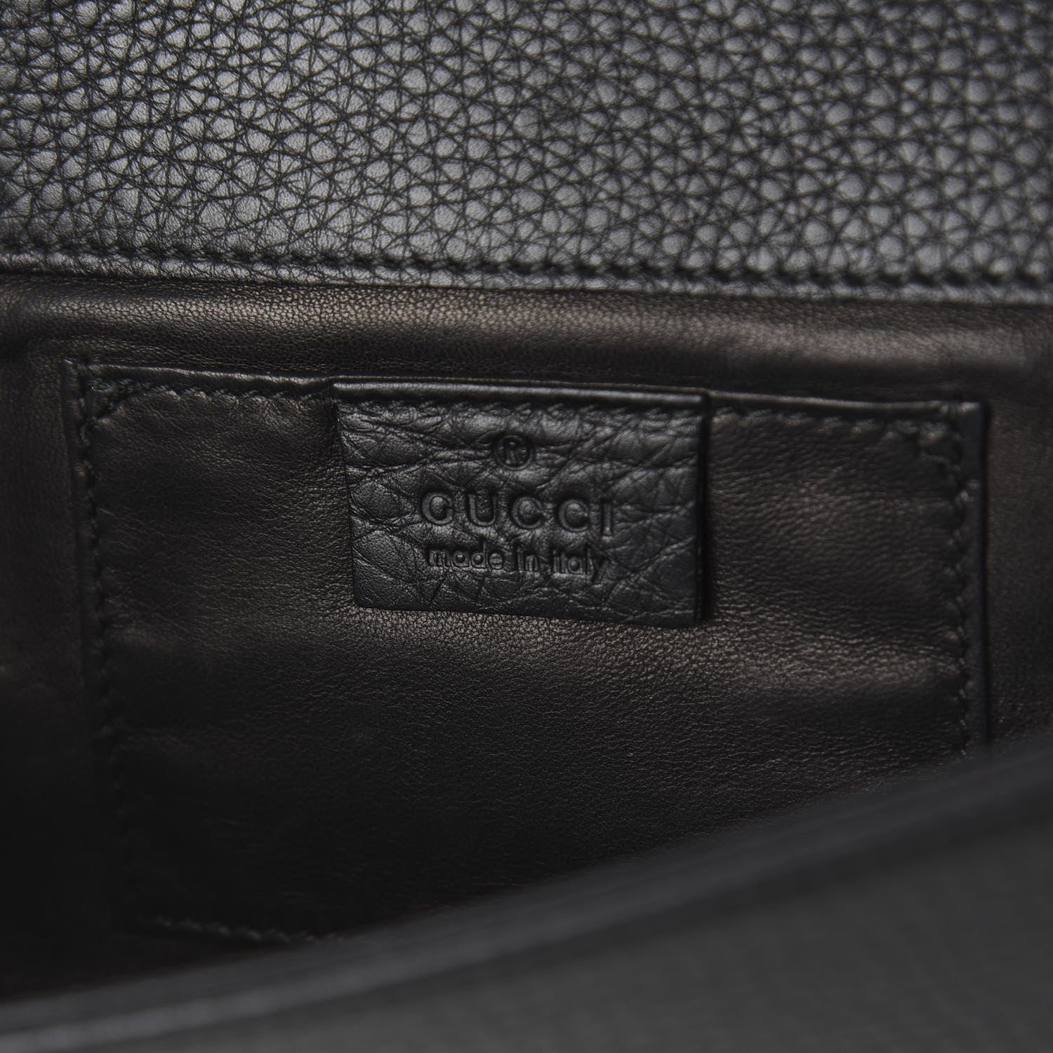Gucci Calfskin Broadway Clutch Black 7 of 9