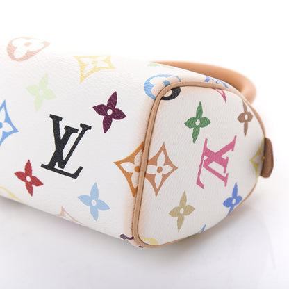 Louis Vuitton Monogram Multicolor Mini Sac HL Speedy White 7 of 9