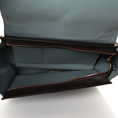 Celine Smooth Calfskin Suede Medium Tri-Color Trapeze Dark Grey 5 of 13