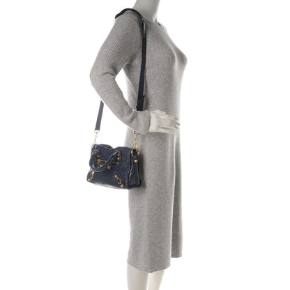 Balenciaga Agneau Giant 12 Gold Hardware Mini City Gris Chartreux 2 of 7