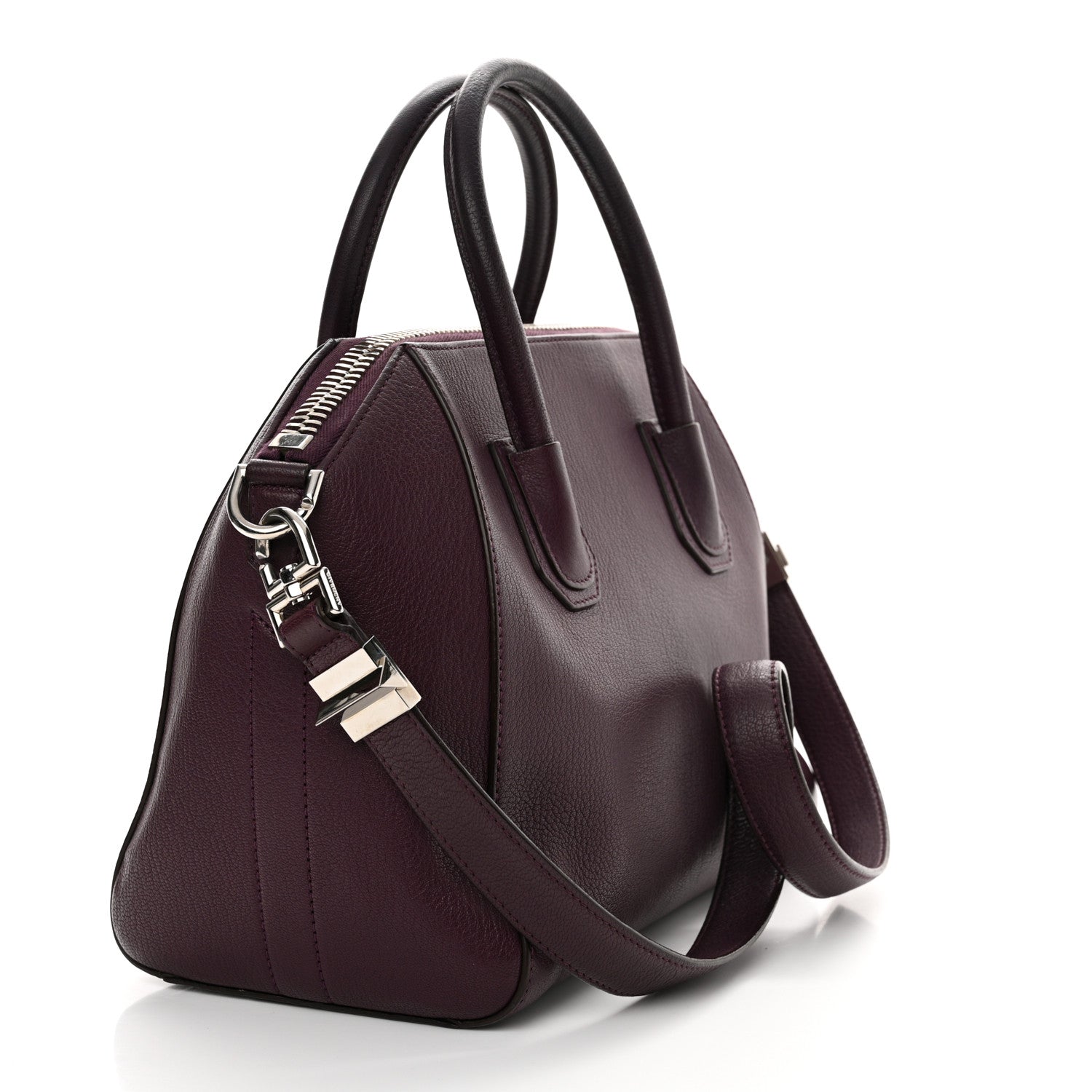 Givenchy Sugar Goatskin Small Antigona Dark Purple 3 of 16