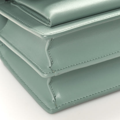 Saint Laurent Calfskin Small Monogram Sunset Vert Opaline 7 of 8