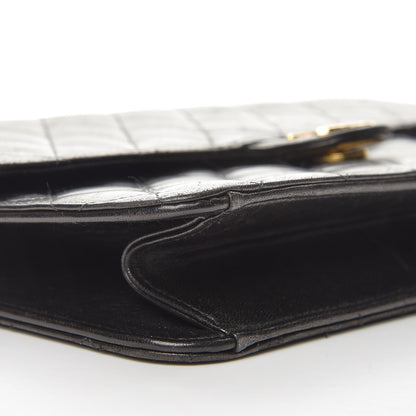 Chanel Lambskin Quilted Medium Single Flap Black 9 of 10