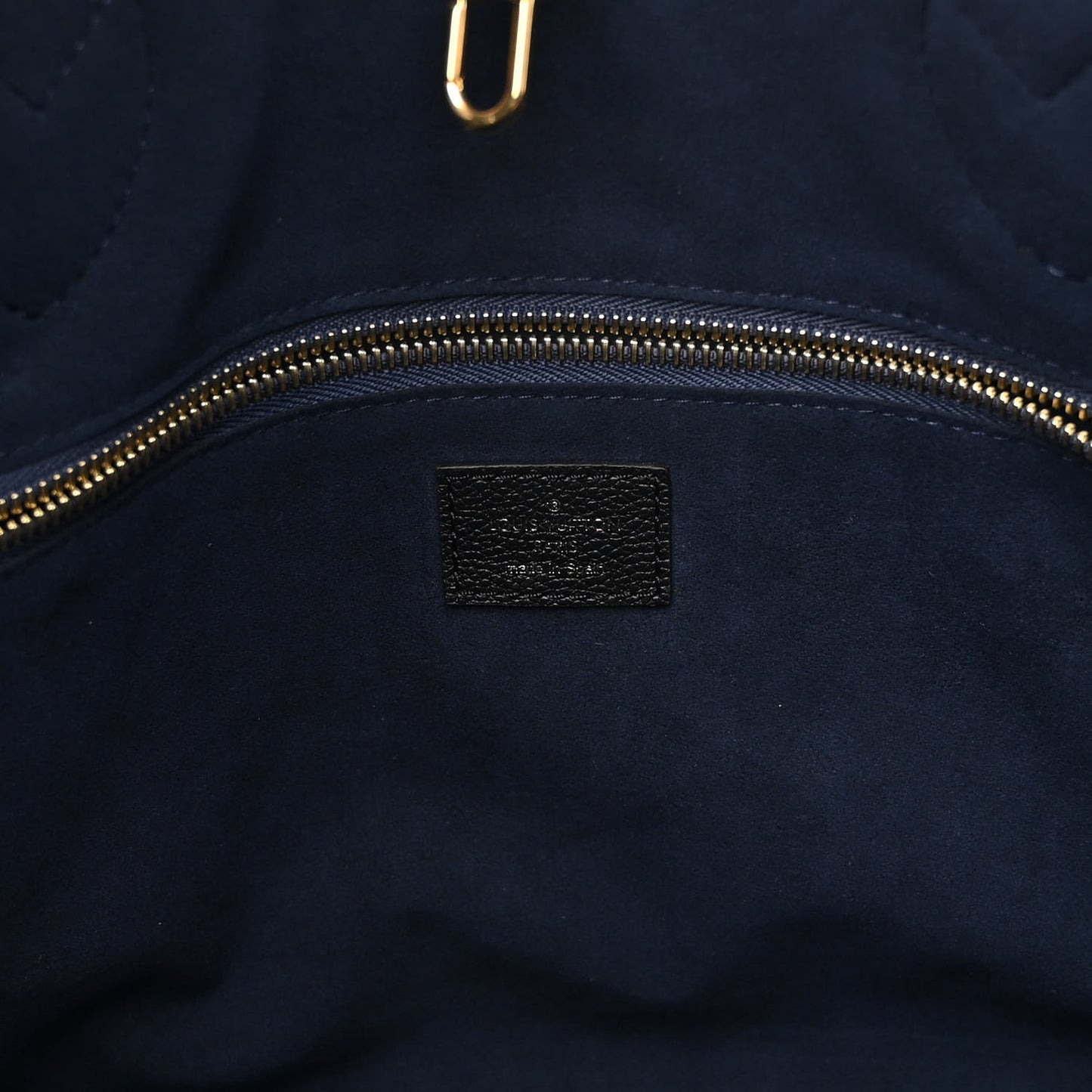 LOUIS VUITTON Empreinte Monogram Giant Neverfull MM Black