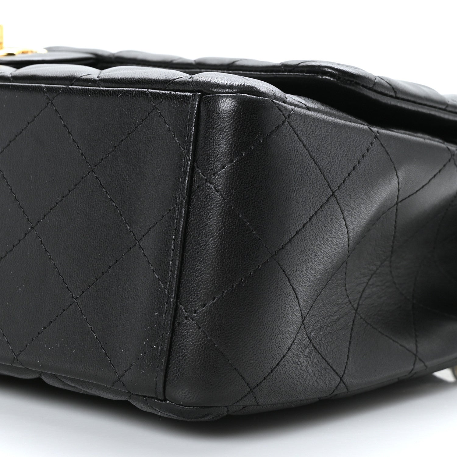 Chanel Lambskin Quilted Maxi Double Flap Black 10 of 10