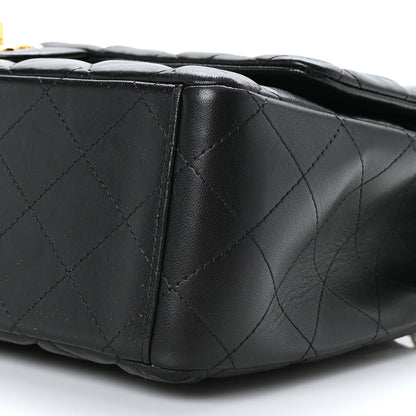 Chanel Lambskin Quilted Maxi Double Flap Black 10 of 10