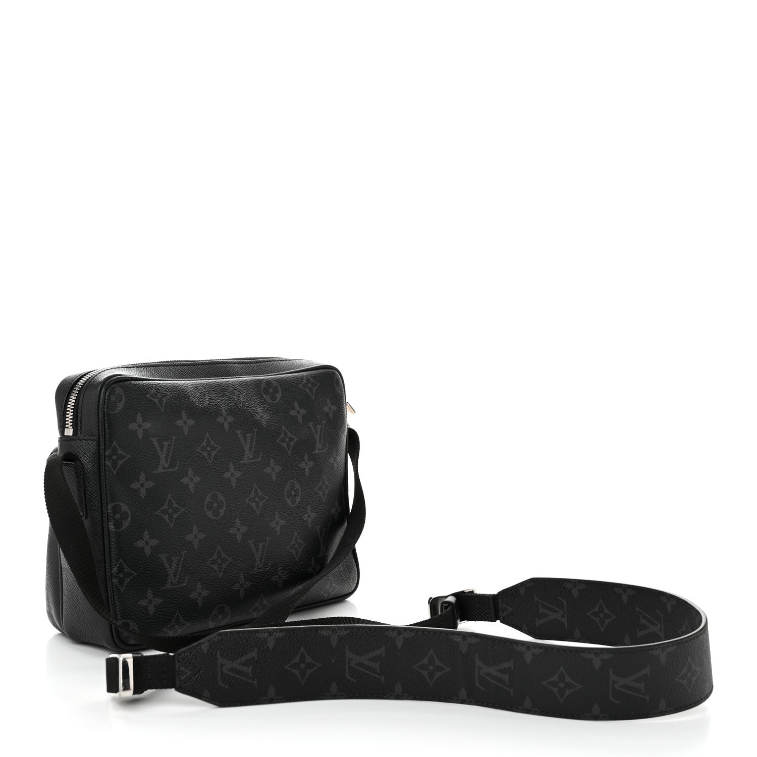 Louis Vuitton Taiga Monogram Eclipse Outdoor Messenger Black 3 of 9