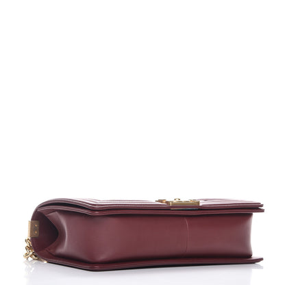 Chanel Lambskin Quilted New Medium Boy Flap Dark Red 4 of 9