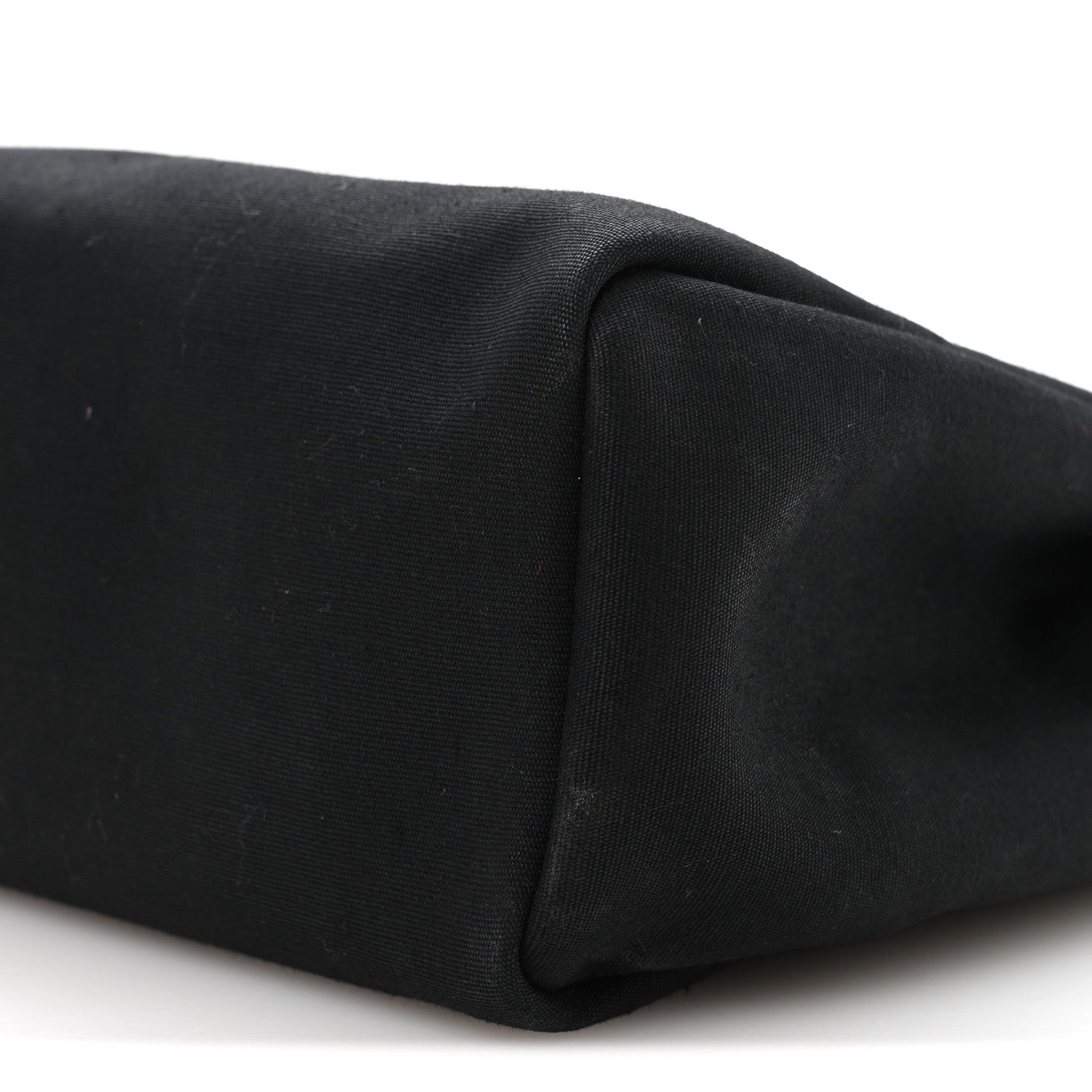 Hermes Toile Vache Calfskin Herbag 30 PM Black Natural 11 of 12