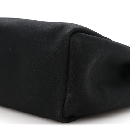Hermes Toile Vache Calfskin Herbag 30 PM Black Natural 11 of 12