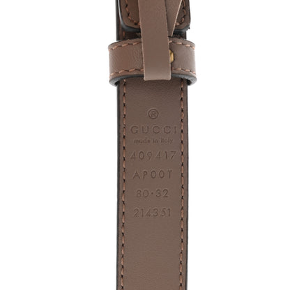 Gucci Calfskin Double G 20mm Belt 80 32 Porcelain Rose 3 of 5