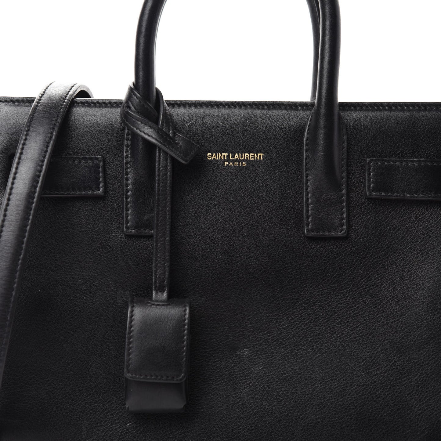Calfskin Nano Sac De Jour Black