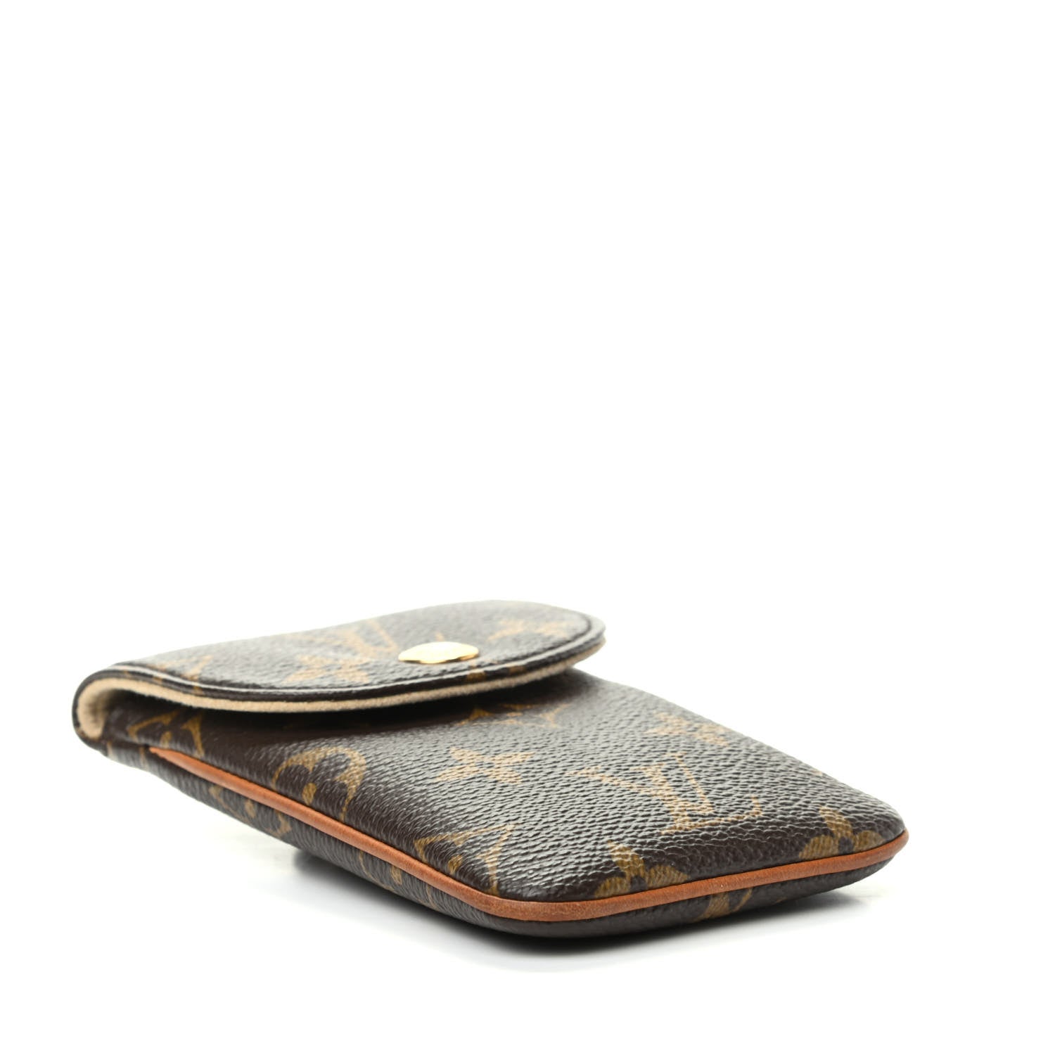 Louis Vuitton Monogram Cell Phone Case w/ Chain 4 of 10