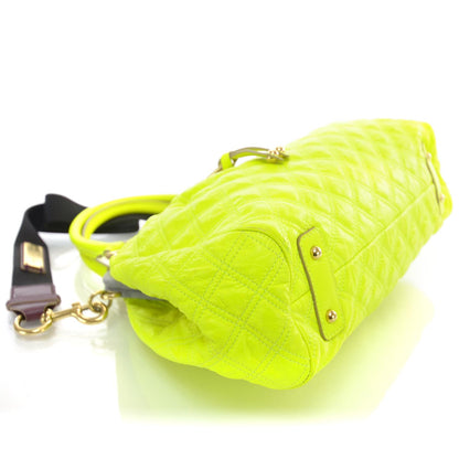 Marc Jacobs Quilted Leather Stam Fluo Yellow 4 of 8