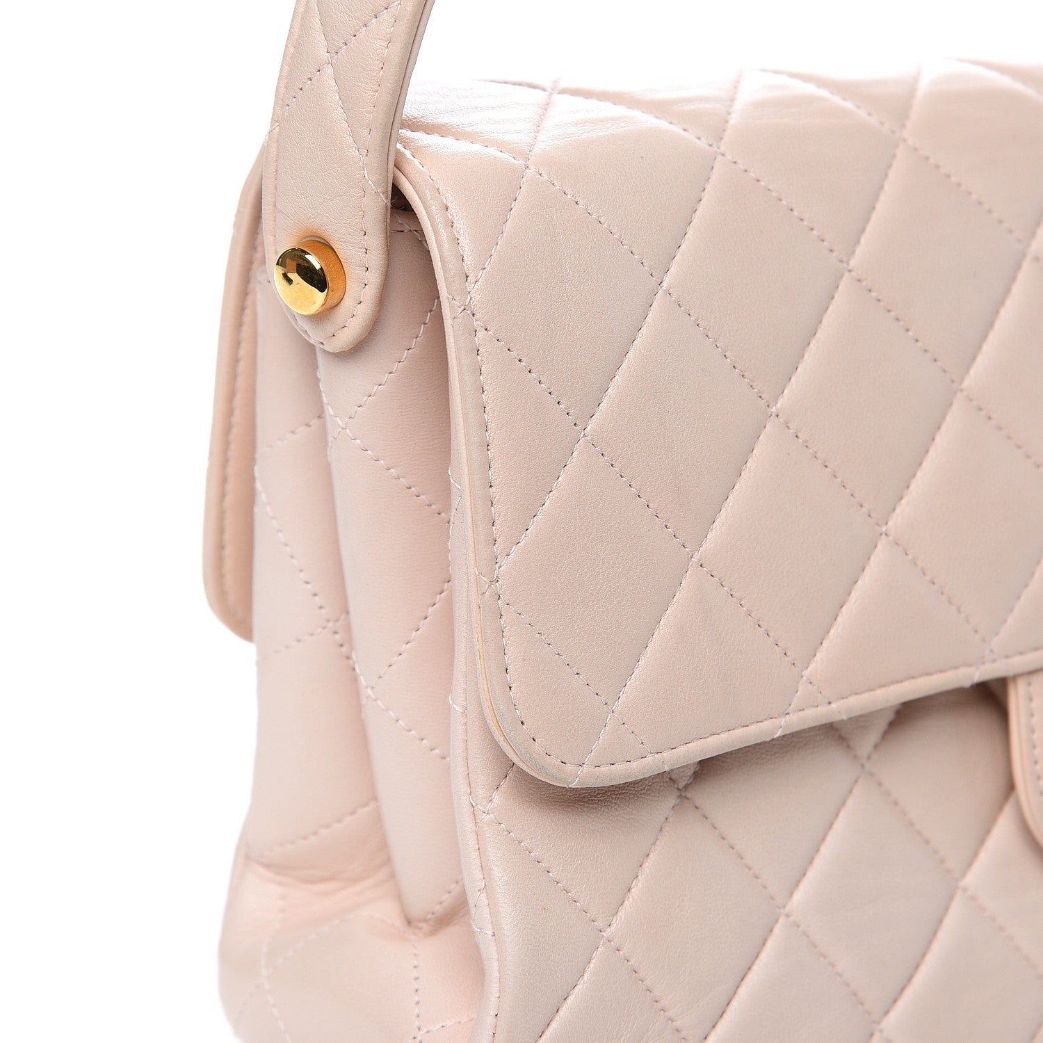 Chanel Lambskin Quilted Medium Double Sided Flap Light Pink 13 of 16
