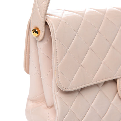 Chanel Lambskin Quilted Medium Double Sided Flap Light Pink 13 of 16