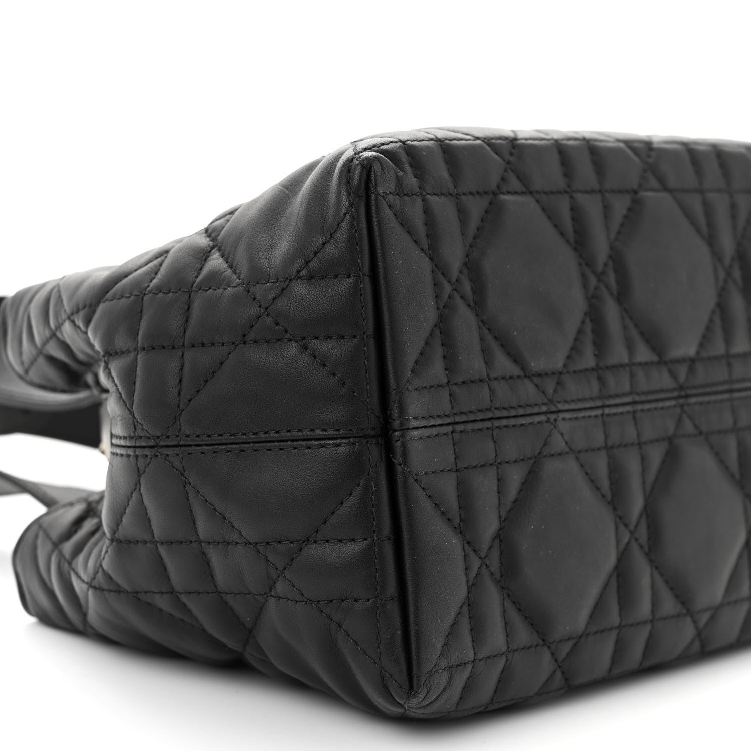 Christian Dior Calfskin Macrocannage Small Toujours Black 10 of 11