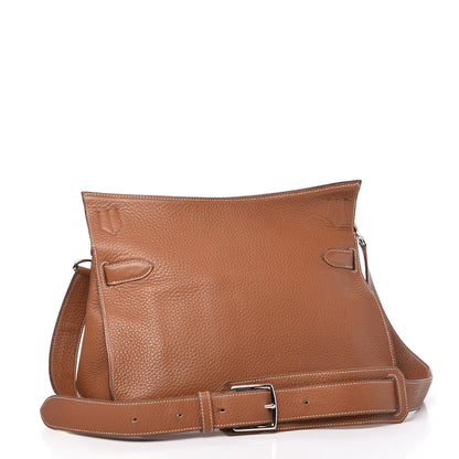 Hermes Taurillon Clemence Jypsiere 34 Gold 3 of 15