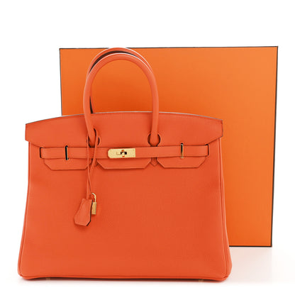 Hermes Togo BIRKIN 35 Feu 8 of 11