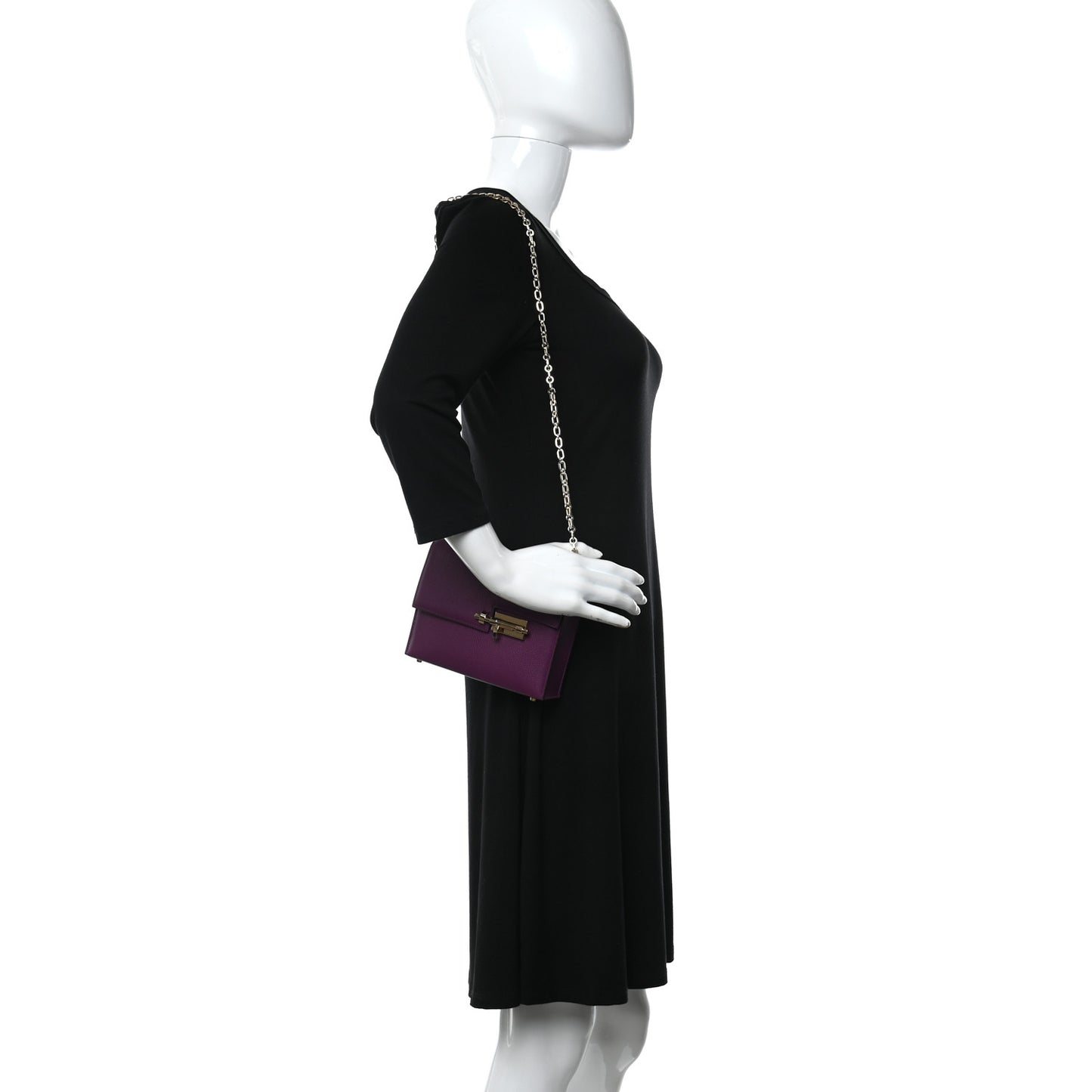 Chevre Chamkila Mini Verrou Chaine Bag Anemone