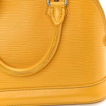 Louis Vuitton Epi Alma BB Citron 16 of 22