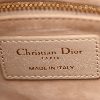 Christian Dior Lambskin Cannage Small My ABCDior Lady Dior Powder Beige 6 of 10