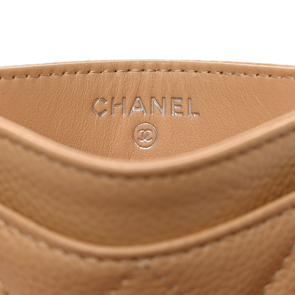 Chanel Caviar Quilted Card Holder Beige 6 of 8