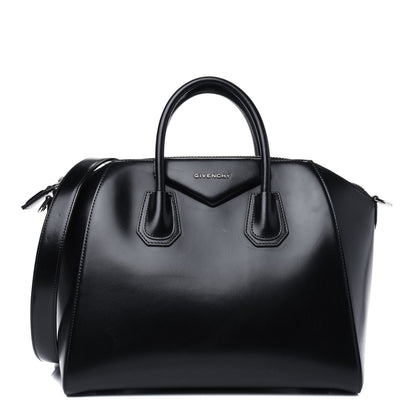 Givenchy Shiny Lord Calfskin Medium Antigona Black 1 of 16