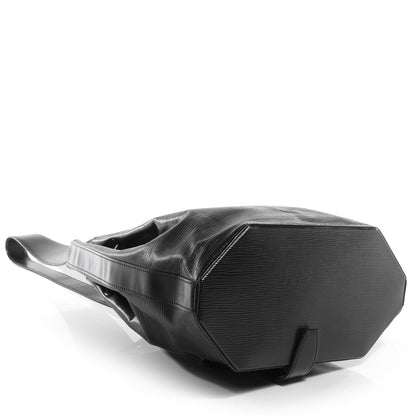 Louis Vuitton Epi Sac a Dos Drawstring Bag Black 4 of 7